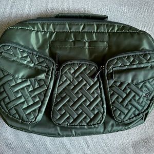 EUC Lug Railcar Crossbody - Olive Green